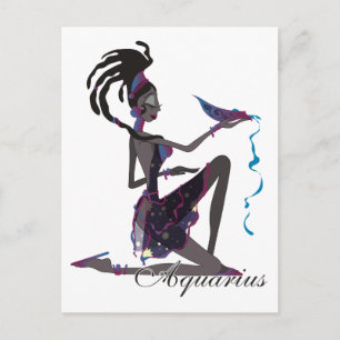 Starlight Aquarius Postcards Vykort