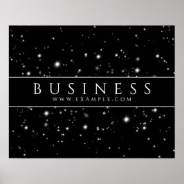 Starlight Black Poster