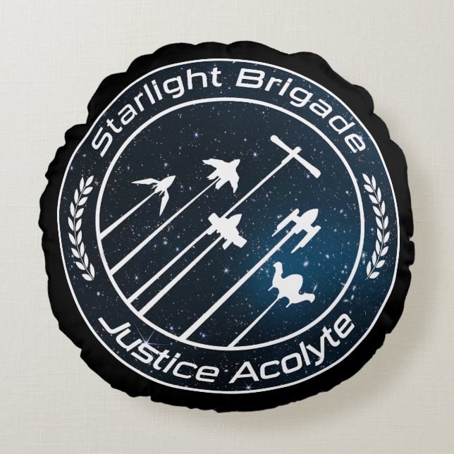 Starlight Brigade TWRP Rund Kudde (Framsidan)