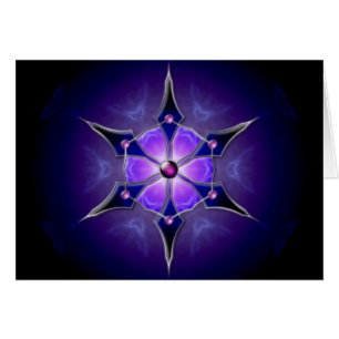 Starlight Card för kall Hälsningskort