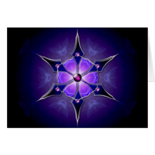 Starlight Card för kall Hälsningskort (Framsidan Horizontal)