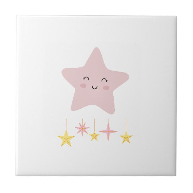 Starlight Dreamer Ceramic Tile Kakelplatta (Framsidan)
