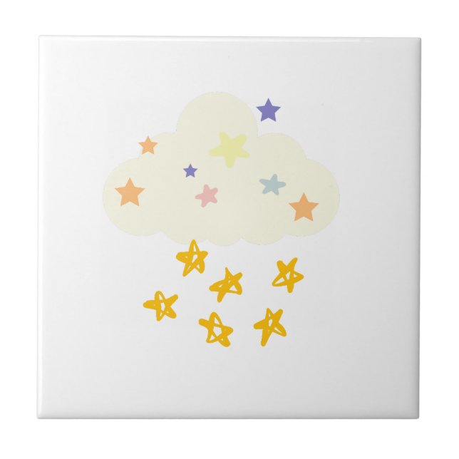 Starlight Dreamer Ceramic Tile Kakelplatta (Framsidan)