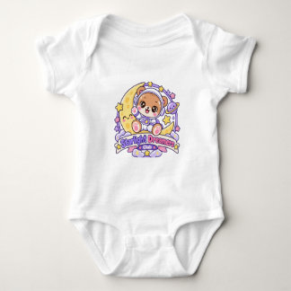 Starlight Dreams – Söt Magisk Björn Baby Bodysuit T Shirt