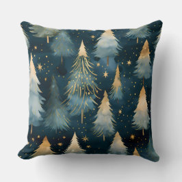 Starlight Evergreen Dreams Botanical Kudde