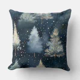 Starlight Evergreen Dreams Botanical Kudde