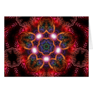 Starlight Fractal Ro-kort Hälsningskort
