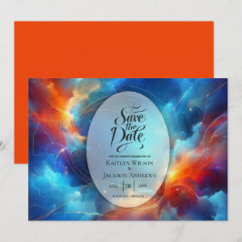 Starlight Fusion of Fire and Ice Bröllop Spara Datumet