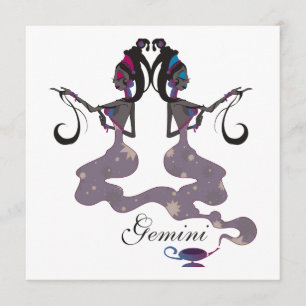 Starlight Gemini-inbjudningar Inbjudningar