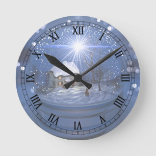 Starlight Globe Clock Rund Klocka