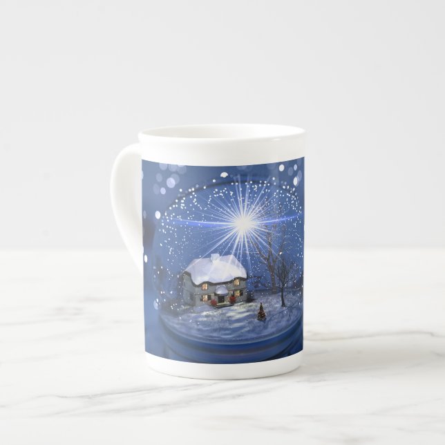 Starlight Globe Specialty Mugg Benporslin Mugg (Framsida vänster)