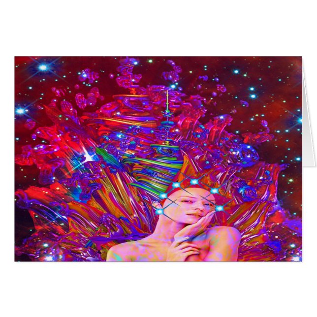 Starlight-kommunikation Hälsningskort (Framsidan Horizontal)