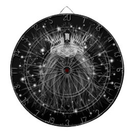 Starlight Lejon med Krona Monogram Black Darttavla