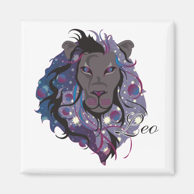 Starlight Leo Magnets Magnet (Framsidan)