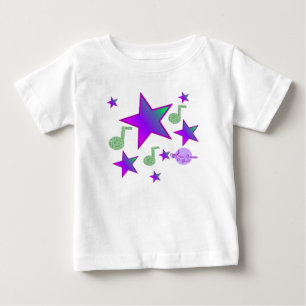 Starlight Lullaby Nyckel Lime Green Baby Romper Tee Shirt
