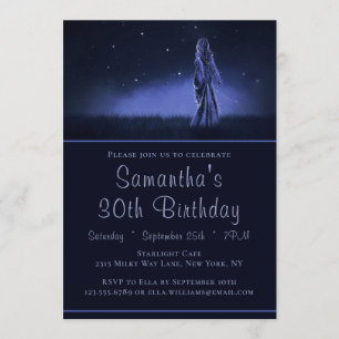 Starlight Wanderer 30års födelsedag Inbjudningar