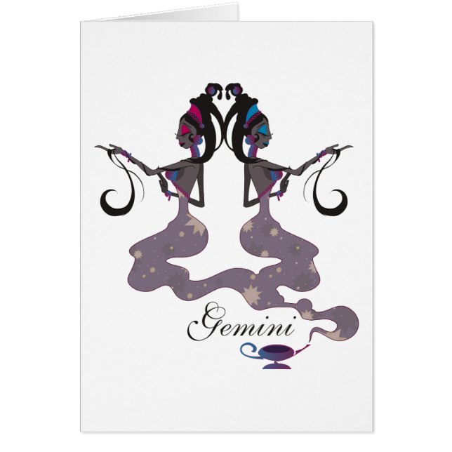 StarlightGeminikort Hälsningskort (Framsidan)