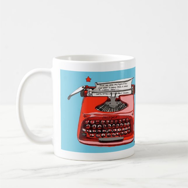 StarlightStarfire skrivmaskin Kaffemugg (Vänster)