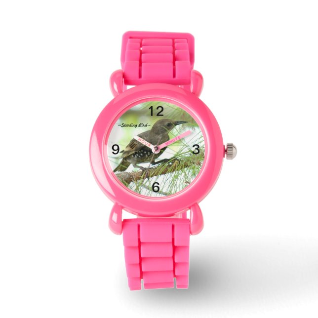 Starling Bird Watch Armbandsur (Framsida)