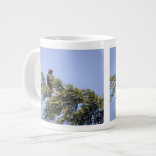 Starling i Spruce Träd Mugg Jumbo Mugg