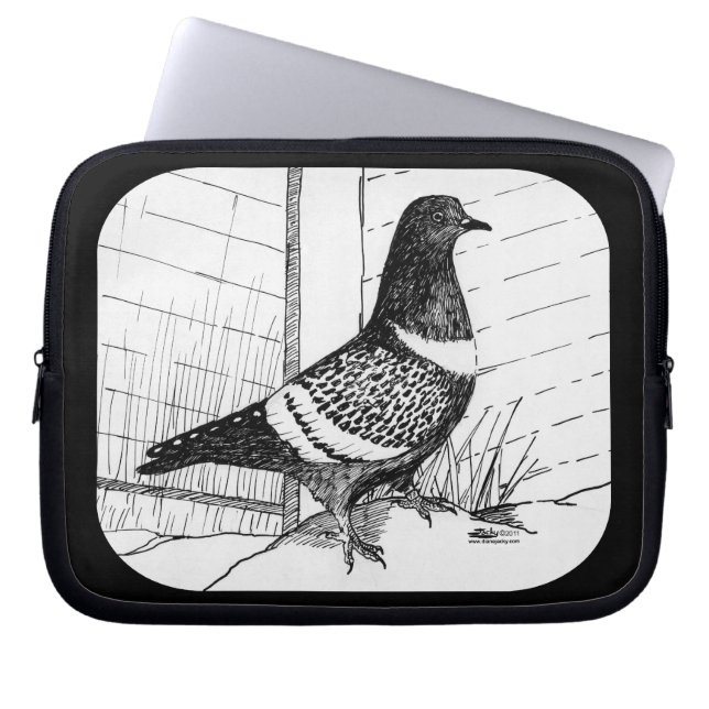Starling Pigeon 1973 Laptop Fodral (Framsidan)