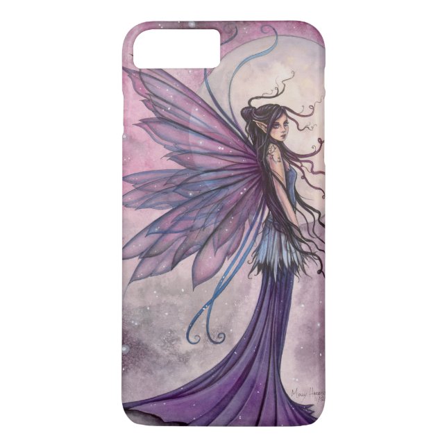 Starlit Ametyst Fairy Mystical Fantasy Art Case-Mate iPhone Skal (Baksida)