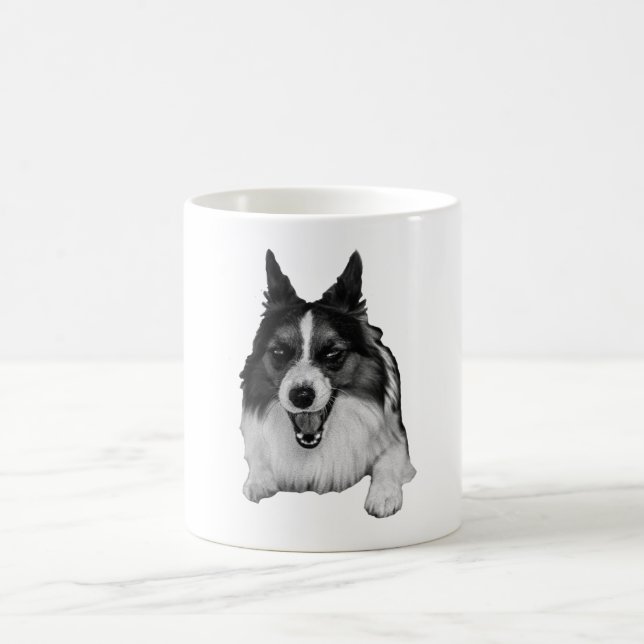 Starlit Corgi Hälsning Kaffemugg (Center)