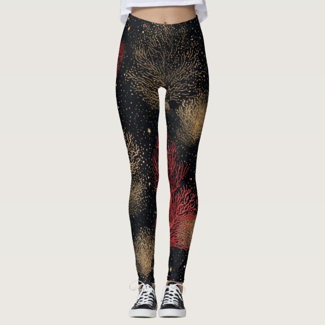 Starlit Desert Bushs - Leggings (Framsida)