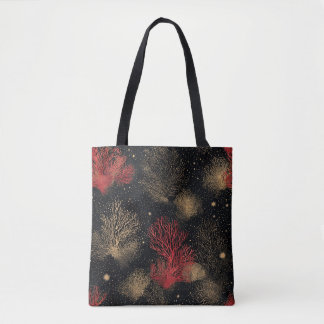 Starlit Desert Bushs - Tote Bag Tygkasse