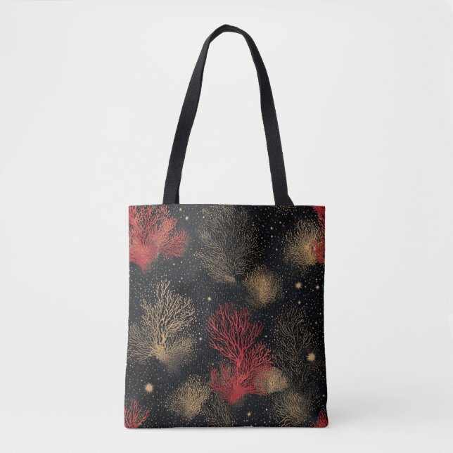 Starlit Desert Bushs - Tote Bag Tygkasse (Framsida)