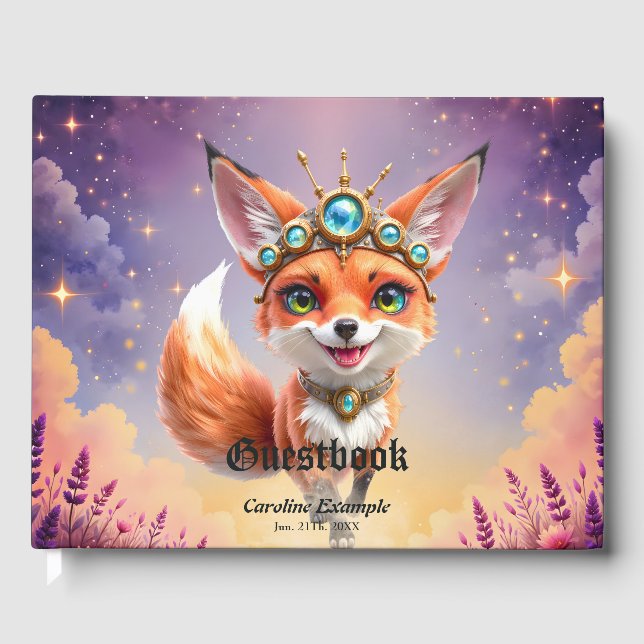 Starlit Fox of the Moonlit Meadows. Gästböcker (Framsida)