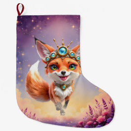 Starlit Fox of the Moonlit Meadows.  Stor Julstrumpa