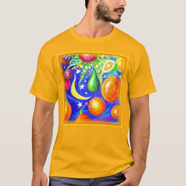 Starlit Fruit Basket. Köp nu T Shirt (Framsida)