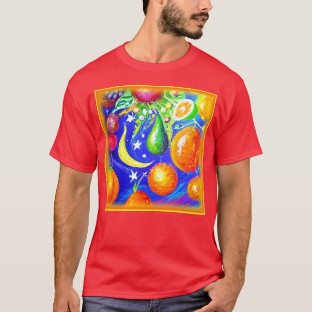 Starlit Fruit Basket. Köp nu T Shirt (Framsida)