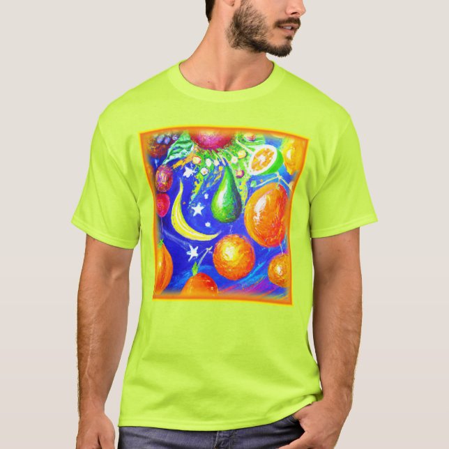 Starlit Fruit Basket. Köp nu T Shirt (Framsida)