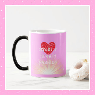 Starlit Hearts Mode Red Heart Shine Morphing Magisk Mugg