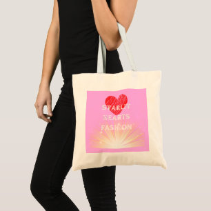 Starlit Hearts Mode Red Heart Shine Tygkasse