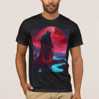 "Starlit Illusion: Bioluminescent Giant Reaper T-S