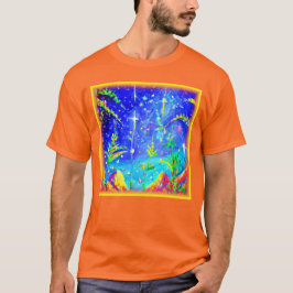 "Starlit Jungle" Cute Painting. Köp nu T Shirt
