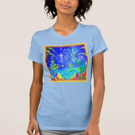 "Starlit Jungle" Cute Painting. Köp nu T Shirt