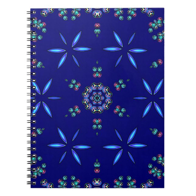 Starlit Kaleidoscope Anteckningsbok (Framsidan)
