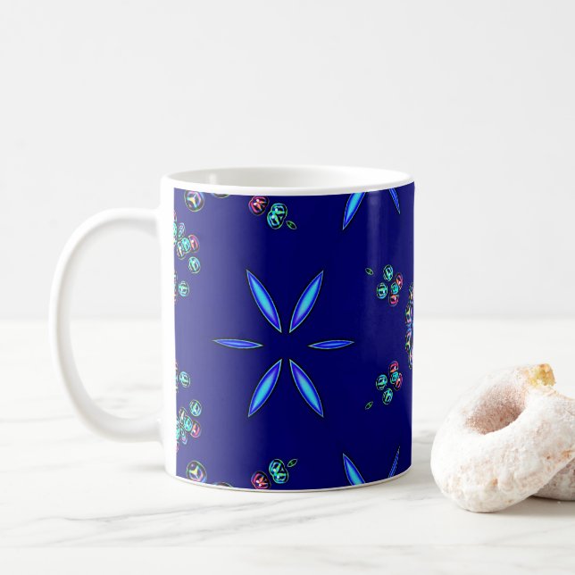 Starlit Kaleidoscope Kaffemugg (Med munk)