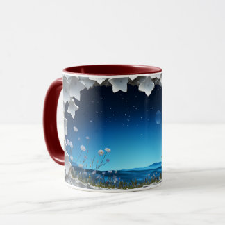 Starlit Night Garden Ceramic Coffee Mugg ☕