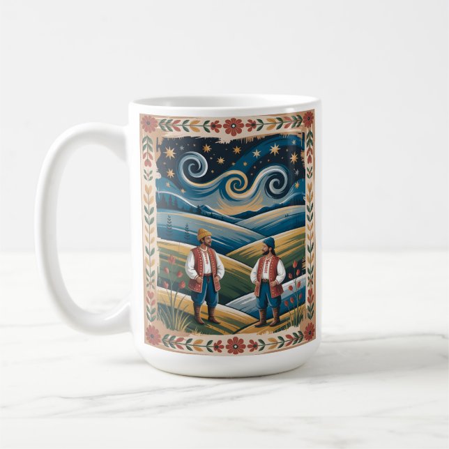  Starlit Shepherd’s Carol﻿ Kaffemugg (Vänster)