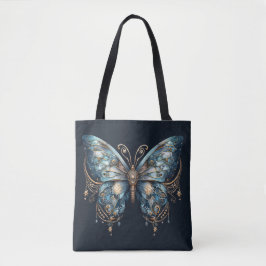Starlit Wings Celestial Moth – Lunar Magic Art Tygkasse