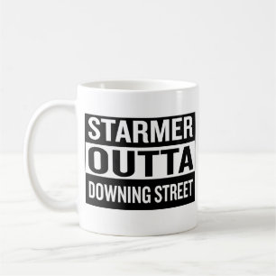 Starmer Ut Ur Downing Street Politisk Citat Kaffemugg