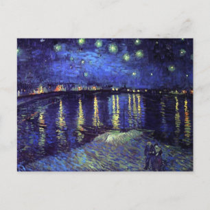 Starnatten över rhone 1890 vykort