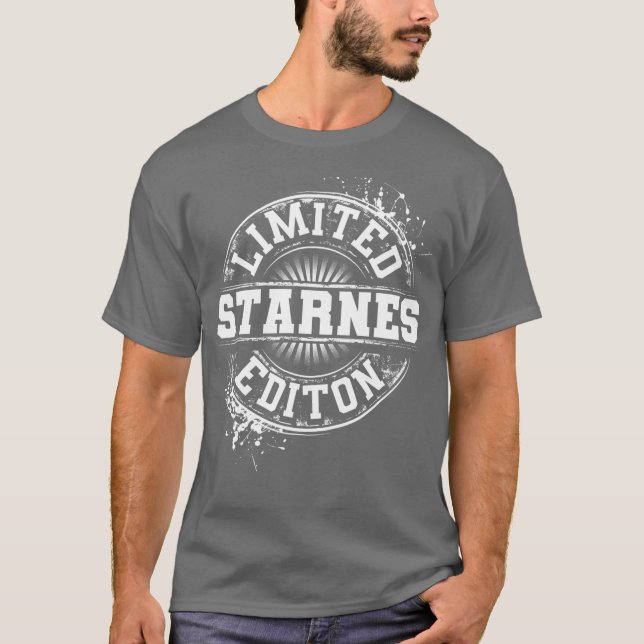 STARNES Funny Surname Family Träd Birthday Gift T Shirt (Framsida)