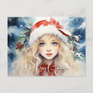 Starning jul Ice Princess Helg Vykort