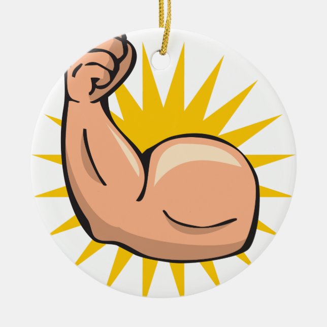 Starong Arm Flex Julgransprydnad Keramik (Framsidan)